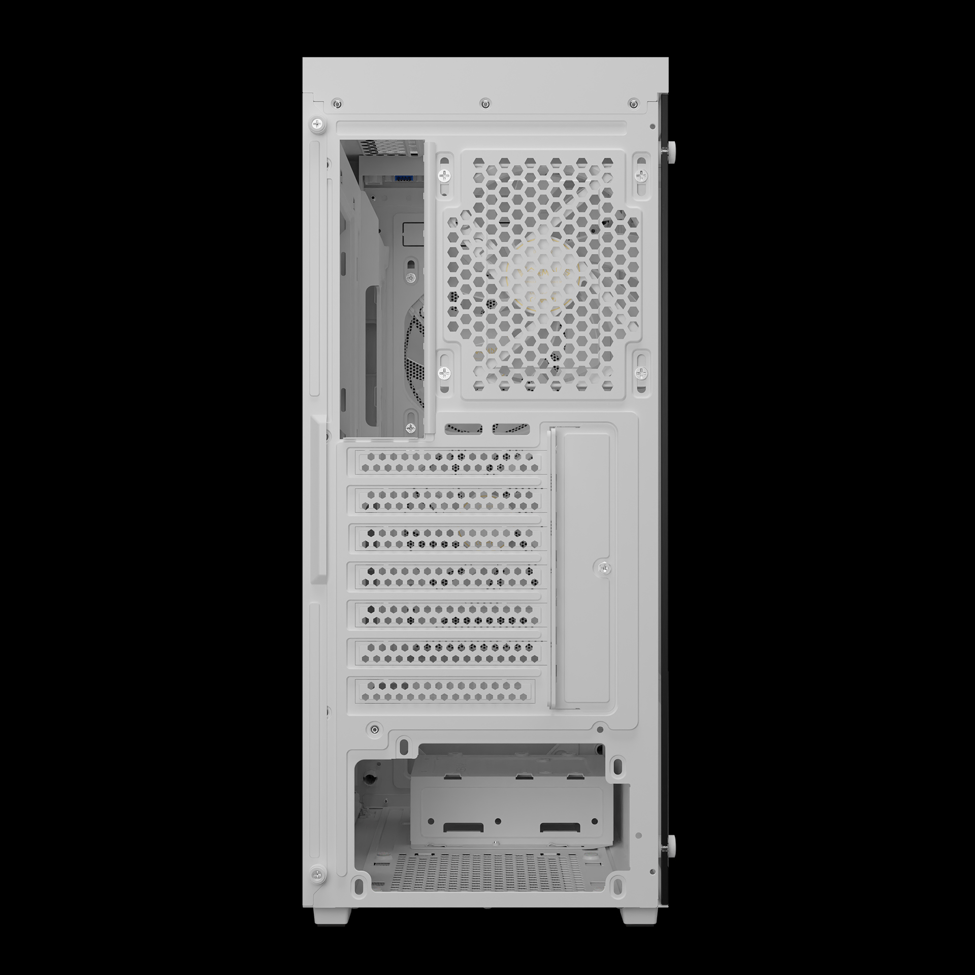 GAMDIAS AURA GC5 ELITE ARGB Mid Tower Gaming Case - White GAMDIAS AURA GC5 ELITE ARGB Mid Tower Gaming Case - White